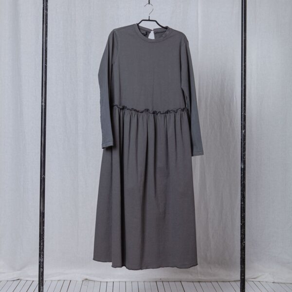 Lemaca Stretch Denim A-Line Dress – Comfortable Casual Fit