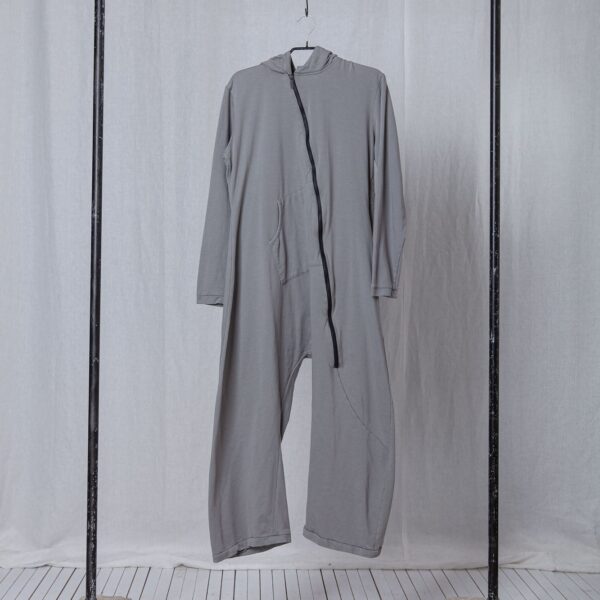 Lemaca Cotton Sweat Hoodie Overall – Relaxed Fit Casual Jumpsuit